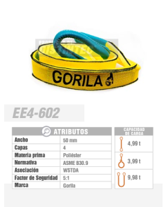 ESLINGA PLANA 1 METRO EE4-602