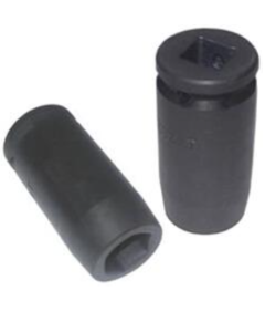 DADO LARGO HEXAGONAL IMP CUADRADO 3/4"