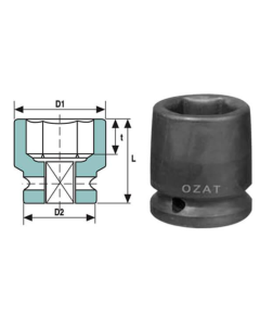 DADO IMPACTO CUADRADO 1/2"