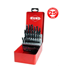 JUEGO BROCAS HSS CIL. 1_13 X0,5MM 25PZ