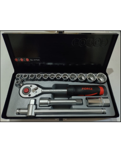 JUEGO DADOS 1/2" POLIGONAL 8 / 26 mm