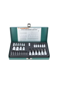 JUEGO DADOS Y PUNTAS TORX (32PZ)